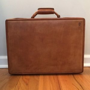 Vintage Hartmann Tan Leather Briefcase, AWESOME!